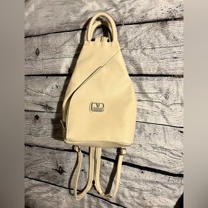 Valentina Cross Body Bag - Tan (Like New!)